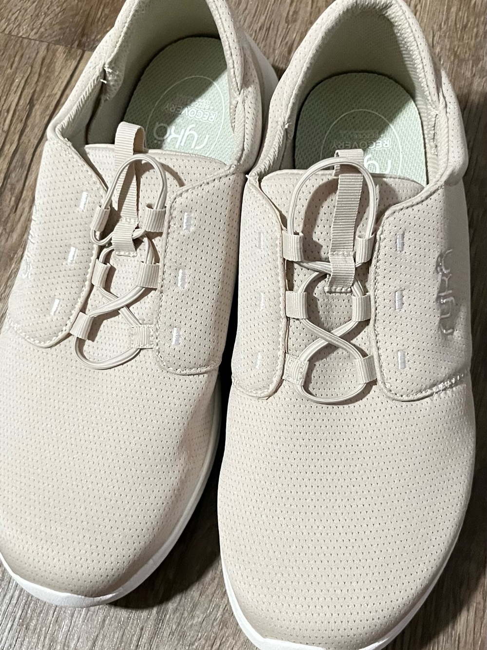 Ryka Slip-On Sneakers in Light Beige NWOT